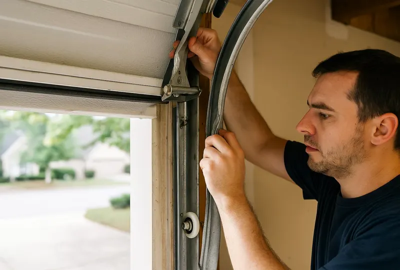 Off Track Door Repair in North Fort Myers